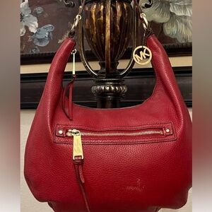 MICHAEL Michael Kors Red Leather Bag REHAB